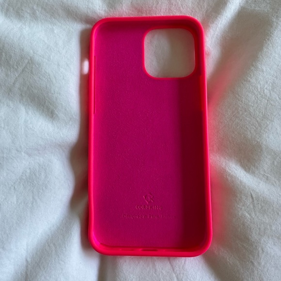 iPhone 13 Pro Max Case, Hot Pink + Popsocket, Neon - Picture 2 of 6